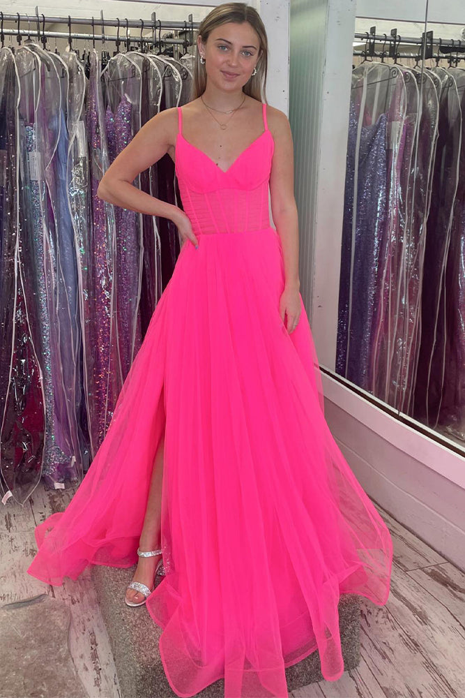 Navy and hot sale pink prom