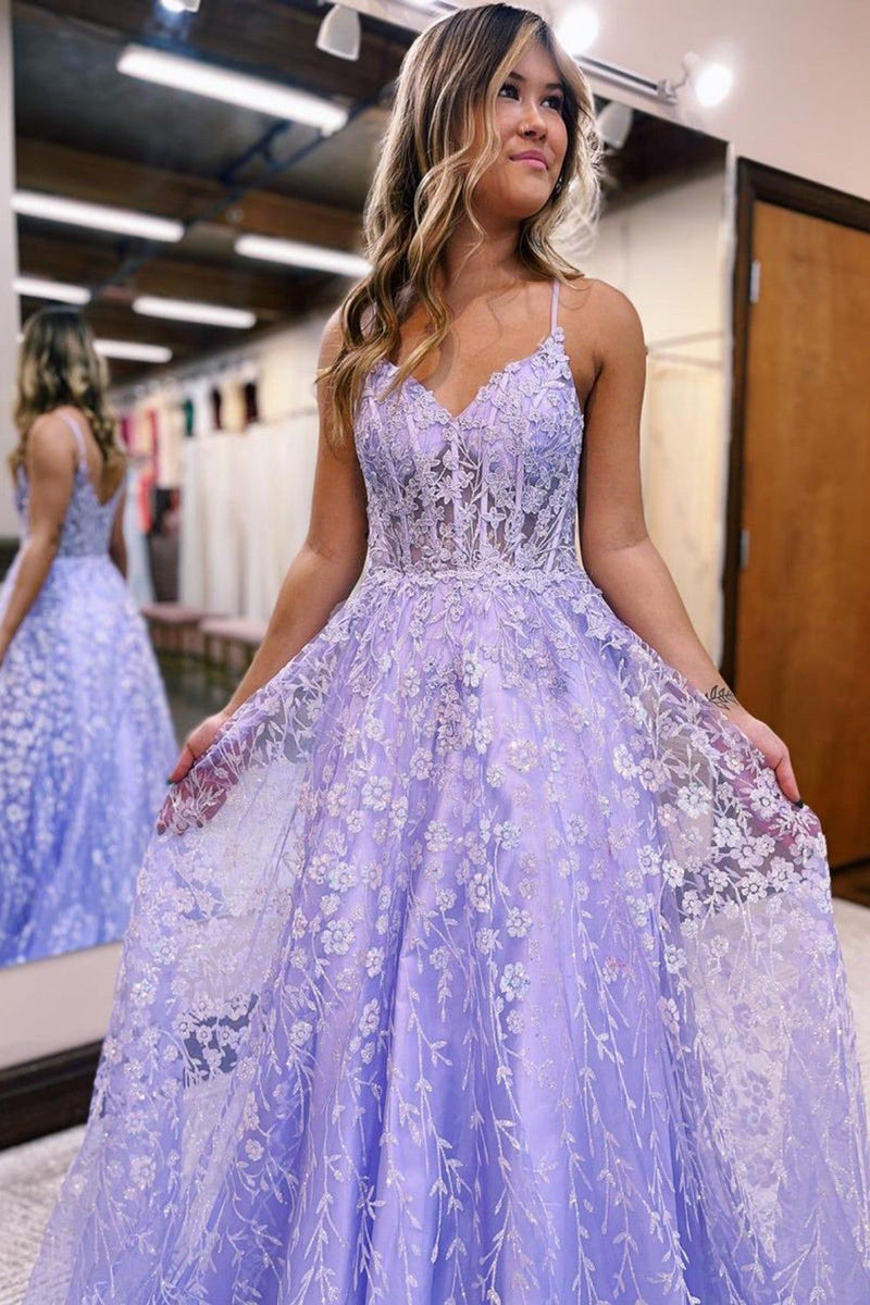 Prom 2025 dress lilac