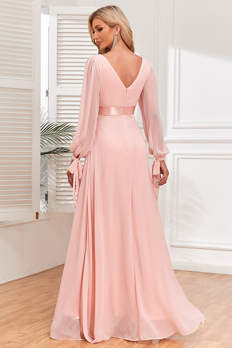 Blush color formal store dresses