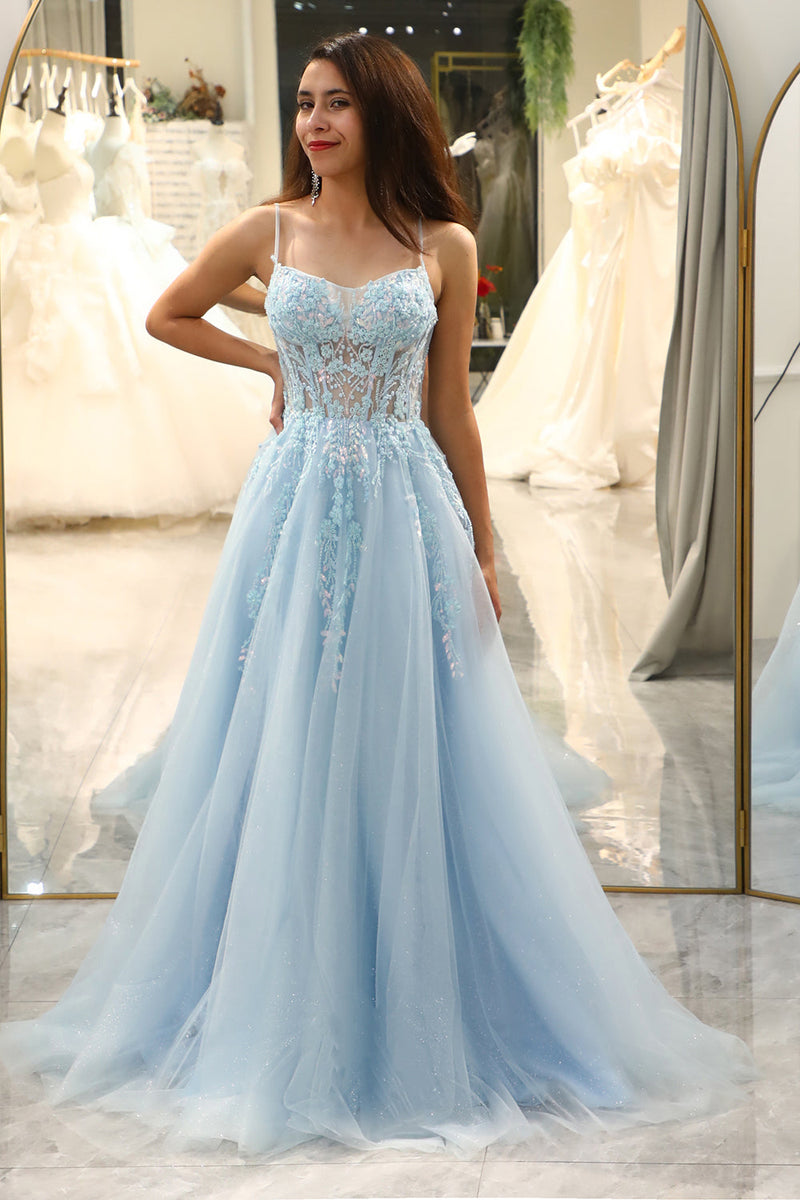 Light blue ball clearance gown