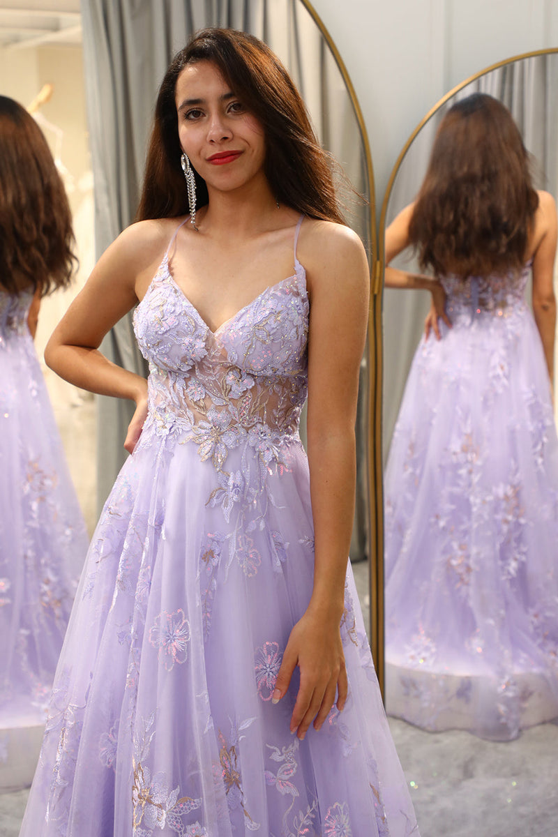 Light purple formal clearance dresses