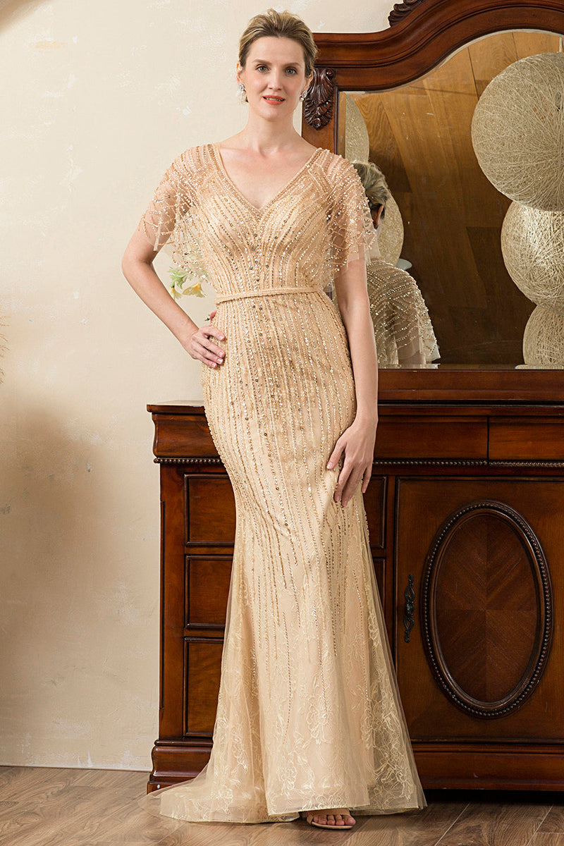 Gittery Mother of Bride Dress