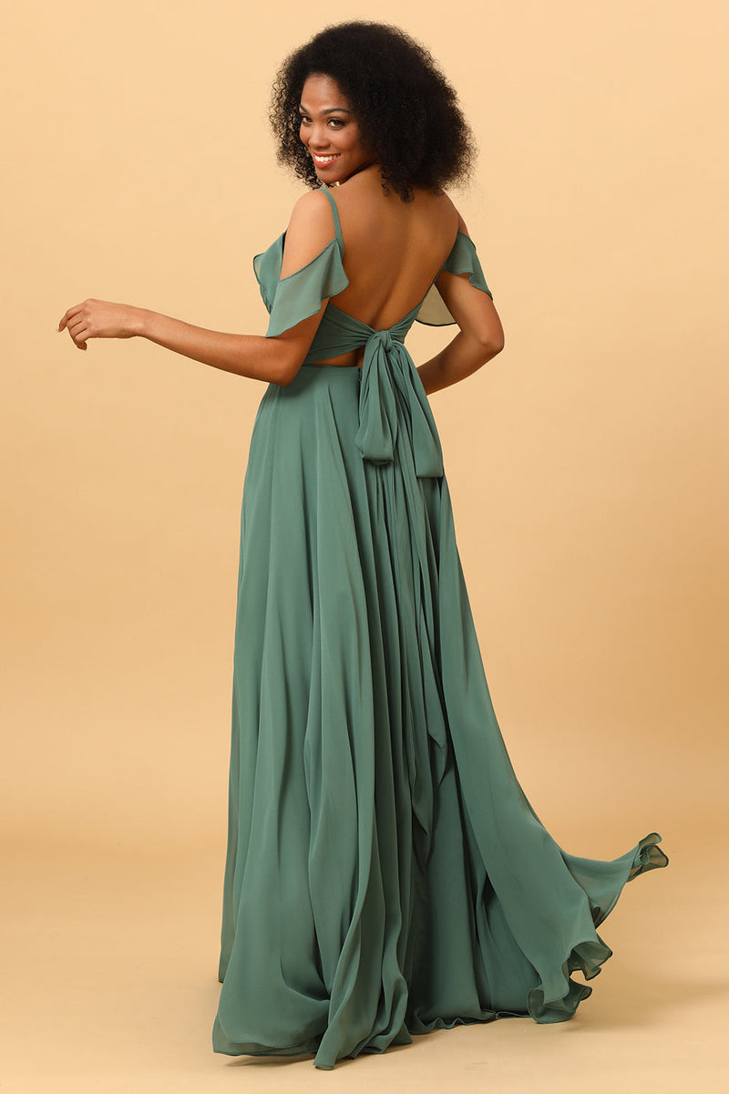 Eucalyptus green 2025 bridesmaid dresses