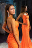 Load image into Gallery viewer, Bright Orange Mermaid Long Prom Dress