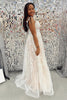 Load image into Gallery viewer, White Off the Shoulder Prom Dress with Appliques