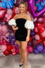 Load image into Gallery viewer, Black Strapless Tight Party Dress with Bow