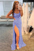 Load image into Gallery viewer, Mermaid Glitter Sequins Sexy Golden Backless Long Prom Dress