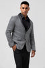 Load image into Gallery viewer, Sparkly Grey Shawl Lapel Two Buttons Men&#39;s Party Blazer