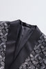 Load image into Gallery viewer, Black Shawl Lapel Embroidery Men&#39;s Prom Jackets