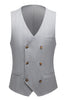 Load image into Gallery viewer, Grey 3 Piece Notched Lapel Men&#39;s Party Suits