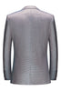 Load image into Gallery viewer, Glitter Grey 2 Piece Peak Lapel One Button Men&#39;s Party Suits