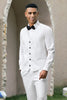 Load image into Gallery viewer, White 3 Pieces Shawl Lapel One Button Men&#39;s Prom Suits