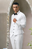 Load image into Gallery viewer, White 3 Pieces Shawl Lapel One Button Men&#39;s Prom Suits