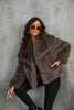 Load image into Gallery viewer, Black Shawl Lapel Short Fitted Faux Fur