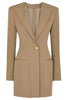 Load image into Gallery viewer, Lake Blue Peak Lapel Long Sleeves One Button Women Blazer