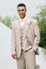 Load image into Gallery viewer, Ivory 3 Pieces Peak Lapel Stripes Men&#39;s Prom Suits