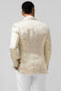 Load image into Gallery viewer, Sparkly Ivory Shawl Lapel Leopard Men&#39;s Prom Blazer