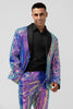 Load image into Gallery viewer, Sparkly Purple Sequins Shawl Lapel 2 Pieces Men&#39;s Prom Suits