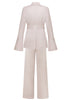 Load image into Gallery viewer, Champagne Notched Lapel Women Party Suits with Belt