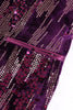 Load image into Gallery viewer, Sparkly Purple Shawl Lapel Sequins Women Prom Blazer