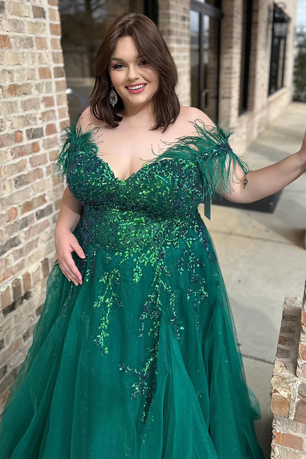 Sparkly Emerald Green Sweetheart Corset Long Prom Dress