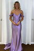 Load image into Gallery viewer, Lila Mermaid Off the Shoulder Flowers Long Corset Prom Dress