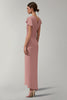 Load image into Gallery viewer, Pin Sheath V-Neck Chiffon Mother of the Bride Dress