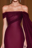 Load image into Gallery viewer, Cabernet Off the Shoulder Sheath Long Formal Dress