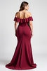 Load image into Gallery viewer, Burgundy Mermaid Sweetheart Long Mother of the Bride Dress