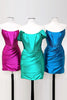 Load image into Gallery viewer, Fuchsia Corset Off the Shoulder Tight Short Party Dress