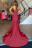 Load image into Gallery viewer, Simple Royal Blue Sweetheart Mermaid Long Prom Dress with Slit