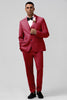 Load image into Gallery viewer, Coral 3 Pieces Notched Lapel Men&#39;s Wedding Party Suits