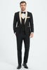 Load image into Gallery viewer, Champagne 3 Piece Shawl Lapel Men&#39;s Prom Suits