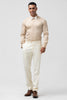 Load image into Gallery viewer, White 2 Piece Pinstriped Men Prom Suits