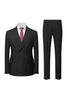 Load image into Gallery viewer, Navy Pinstriped Peak Lapel 2 Piece Men&#39;s Formal Suits