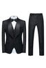 Load image into Gallery viewer, Light Blue Lapel Jacquard 3 Piece Men&#39;s Prom Suits