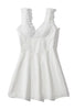 Load image into Gallery viewer, A-line Little White Dress with Lace