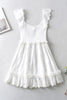 Load image into Gallery viewer, Lovely A-Line White Mini Graduation Dress With Lace