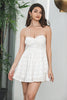 Load image into Gallery viewer, A-Line Sweetheart White Short Graduation Dress