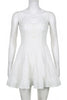 Load image into Gallery viewer, White A-Line Straps Short Mini Graduation Dress