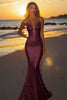 Load image into Gallery viewer, Sparkly Silver Sequin Strapless Mermaid Long Formal Dress