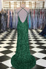 Load image into Gallery viewer, Royal Blue Sequin Mermaid Prom Dress