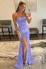 Load image into Gallery viewer, Mermaid Black Sequin Prom Dress