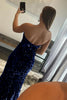 Load image into Gallery viewer, Mermaid Royal Blue Sequin Prom Dress