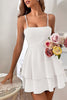 Load image into Gallery viewer, Simple Spaghetti Straps Keyhole Back Graduation Dress