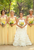 Load image into Gallery viewer, Sweetheart Sleeveless Light Yellow Bridesmaid Dress