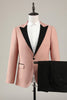 Load image into Gallery viewer, Peak Lapel Blush 2 Piece Men&#39;s Prom Suits