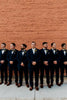 Load image into Gallery viewer, Notched Lapel Dark Navy Men&#39;s Prom Suits