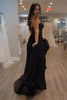 Load image into Gallery viewer, Sparkly Black Prom Dress