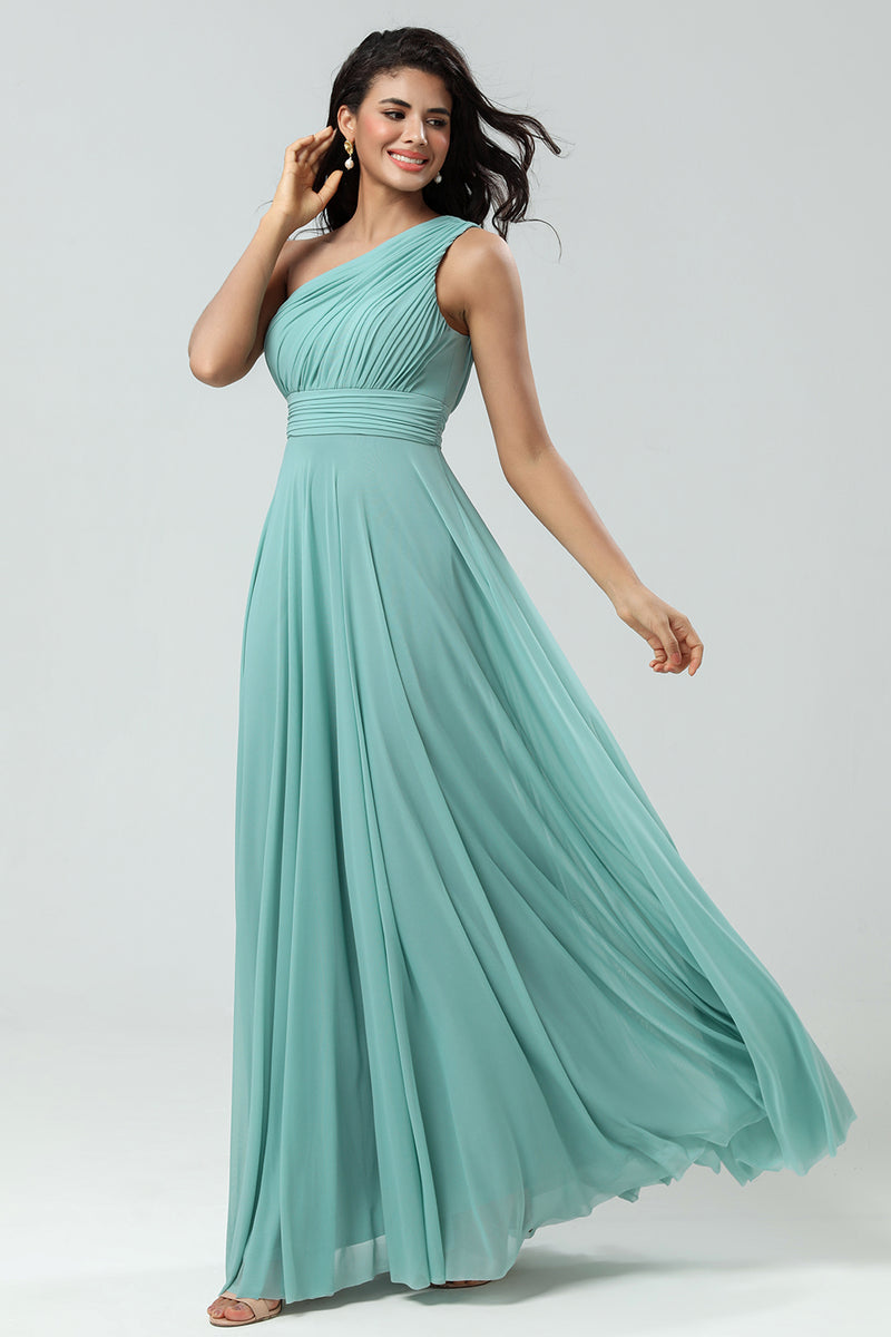 Sea glass hotsell blue bridesmaid dress